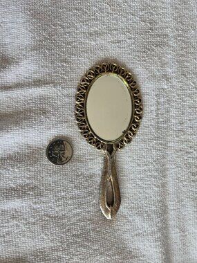 Vintage 1970s Hand Mirror